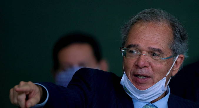 O ministro da Economia, Paulo Guedes, disse que pressão foi enorme