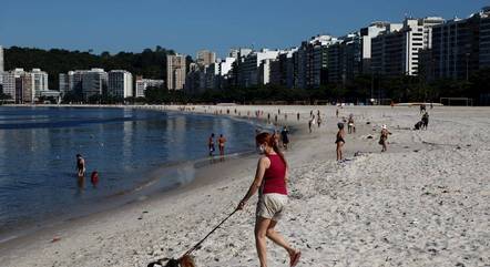 Praia de Niterói, na região metropolitana do Rio
