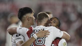 Fluminense perde para o River Plate, mas segue na liderança do grupo D (EFE/Juan I. Roncoroni - 7.6.2023)