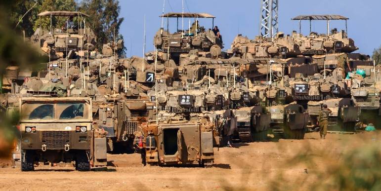 A ordem para os soldados israelenses se movimentarem para o sul e ficar na fronteira com Gaza veio junto com a declaração de guerra de Benjamin Netanyahu, primeiro-ministro do país, no dia 7 de outubro, dia do ataque terrorista do Hamas contra civis