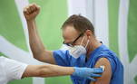 ÁUSTRIA - O país também prioriza os profissionais de saúde para receber a primeira dose da vacina