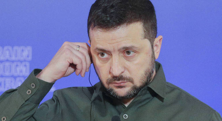 Zelenski recebeu políticos europeus na Ucrânia em reunião sobre segurança alimentar