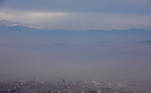 Kathmandu (Nepal), 05/01/2021.- The blanket of air pollution is seen over the Kathmandu in Kathmandu, Nepal. 05 January 2021. According to news report, Kathmandu valley denizens are experiencing a record high level of pollution with the air quality indicator reaching hazardous level. The data obtained at air quality monitor (AQM) shows the PM2.5 measurement at 12:00 pm today was 448. EFE/EPA/NARENDRA SHRESTHA