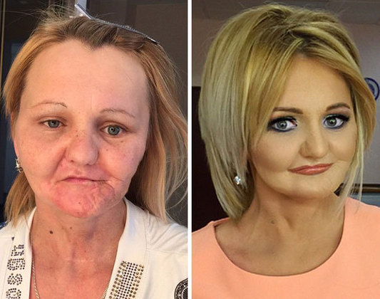 'Sempre gostei da ideia de transformação mágica. Sempre quero que as pessoas se sintam maravilhosas, revigoradas e bonitas', disse o maquiador ao Bored Panda