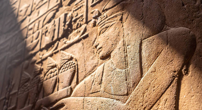 Os egípcios desenvolveram uma civilização baseada na dependência do rio Nilo

