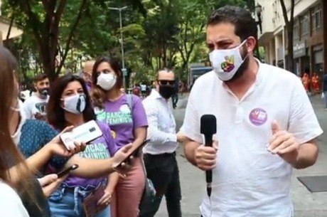 Boulos esteve no centro antigo de SP