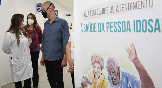 Bruno Covas visitou unidade de atendimento em saúde na região central de SP