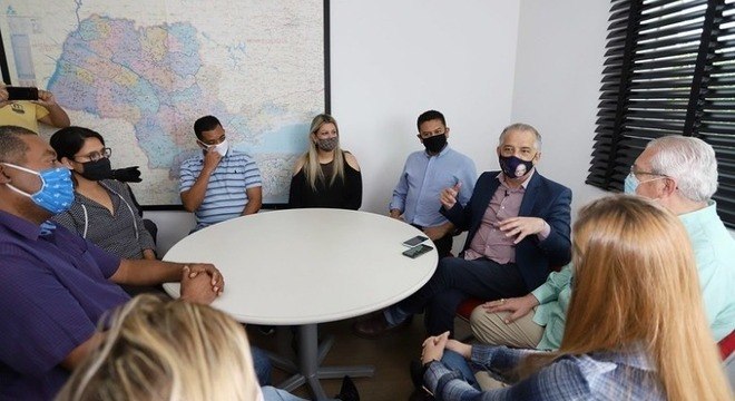 Márcio França se reuniu com professores na zona sul da capital paulista