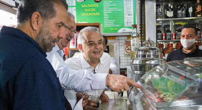 Na zona leste, Márcio França defendeu propostas para auxiliar comerciantes