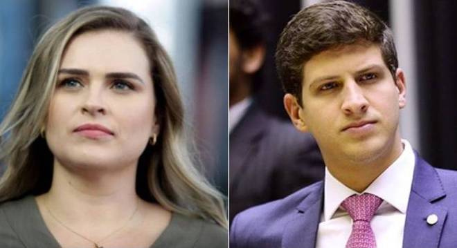 Os candidatos à Prefeitura de Recife, Marília Arraes e João Campos 