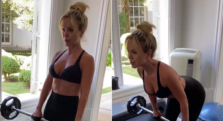 Eliana mostrou toda sua beleza e disposição ao treinar nesta sexta-feira (25)