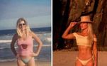 Eliane Gerloff, mãe de Luísa Sonza, mostra mudança do corpo em 20 anos