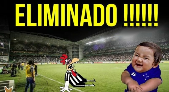 Eliminado pela Chapecoense nos pênaltis, Atlético-MG não escapou dos memes