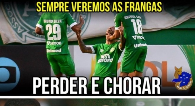 Eliminado pela Chapecoense nos pênaltis, Atlético-MG não escapou dos memes