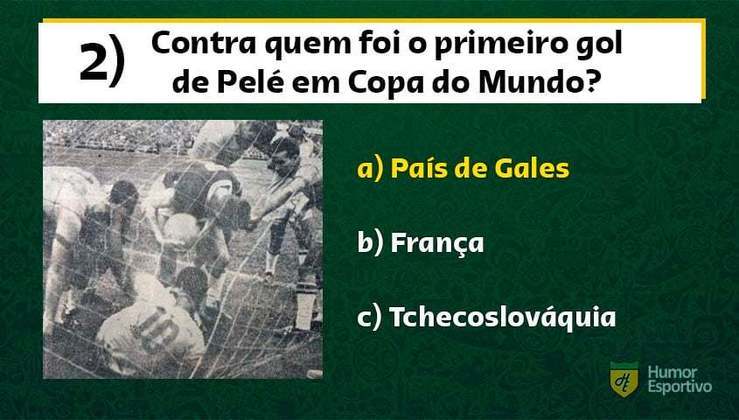 Em 19 de junho de 1958, Pelé marcava o seu primeiro gol com a camisa da Seleção Brasileira em uma Copa do Mundo. Foi na vitória por 1 a 0 sobre o País de Gales. pelas quartas de final.