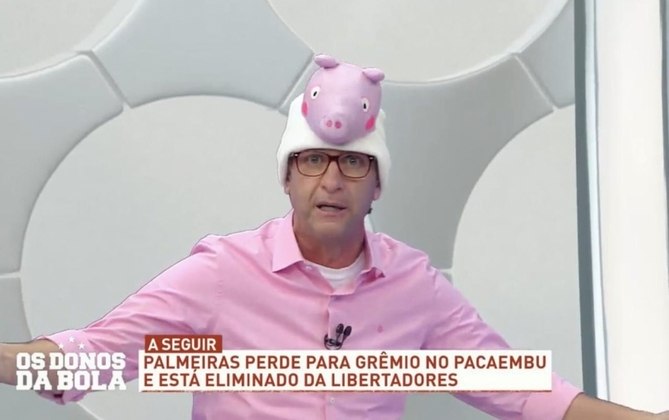 Em 2019, Neto novamente provocou o Palmeiras após o time paulista ser eliminado da Libertadores. O ídolo da Fiel aproveitou o espaço de seu programa para ironizar com um chapéu da personagem infantil Peppa Pig, uma porca, em alusão ao mascote Alviverde.