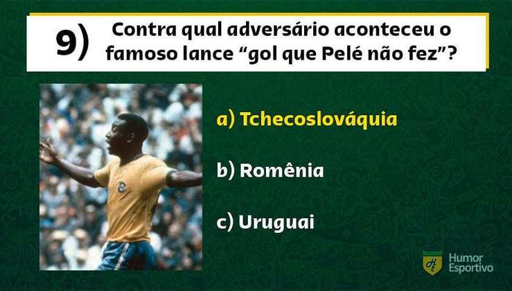 Em 3 de junho de 1970, na estreia do Brasil na Copa contra a Tchecoslováquia, Pelé viu o goleiro adiantado e tentou o gol do meio de campo, mas a bola passou caprichosamente rente à trave do goleiro tcheco.