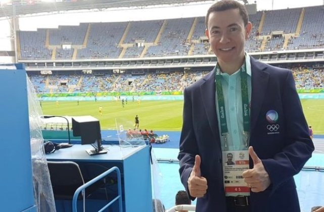 Em agosto, Lucas Pereira foi demitido da Record. O narrador tinha 11 anos na emissora e cobriu dois Jogos Olímpicos, além de estaduais.  Foto: Reprodução / Instagram