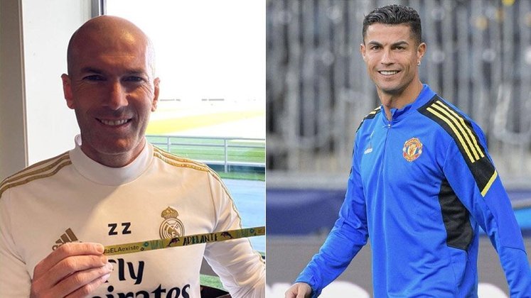 Em conversa com o Record MX, Zinedine Zidane declarou a preferência por Cristiano Ronaldo: 