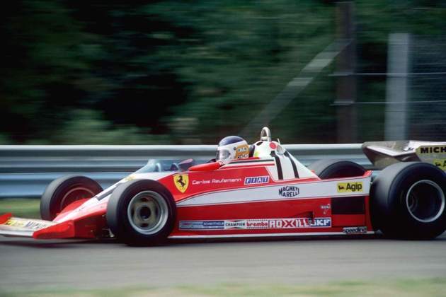 Em três anos, Carlos Reutemann conseguiu cinco vitórias com a Ferrari, mas o título ficou distante do piloto argentino