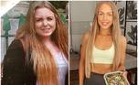 Emma Rose Doherty, 23, de Bath, Somerset, na Inglaterra, costumava se esconder do mundo na adolescência, sentindo-se envergonhada e insegura por causa de seu peso de 70 kg e seu manequim 48