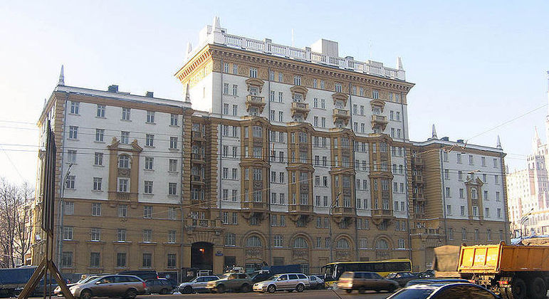Embaixada dos Estados Unidos em Moscou, capital da Rússia