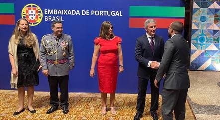 Embaixador de Portugal no Brasil recebe convidados