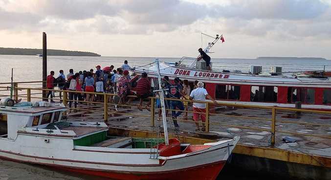 Naufrágio ocorreu próxima à Ilha de Cotijuba na quinta-feira
