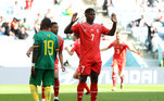 Breel Embolo não celebrou o gol que marcou porque nasceu em Camarões
