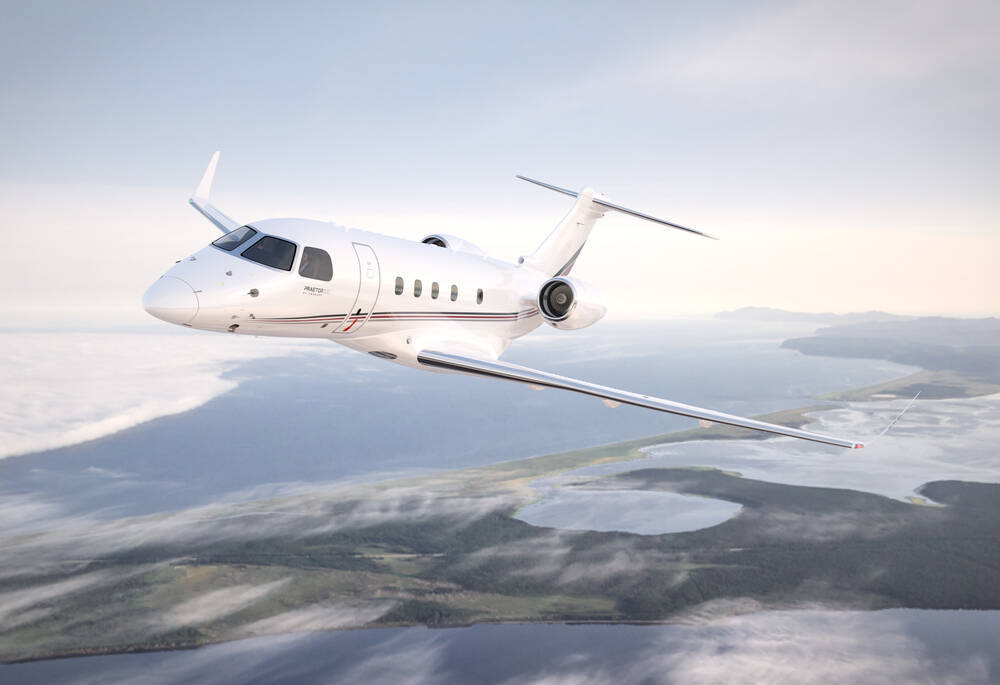 Embraer: contrato com a NetJets para aquisição de até 250 opções de jatos Praetor 500