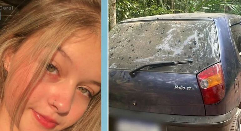 Carro usado na fuga após disparo atingir Emilli foi encontrado pela polícia