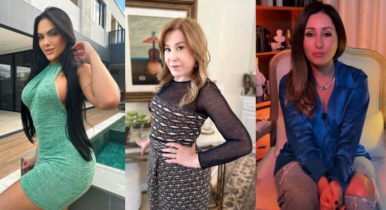Emily Garcia, Zilu e Camila Ferreira 