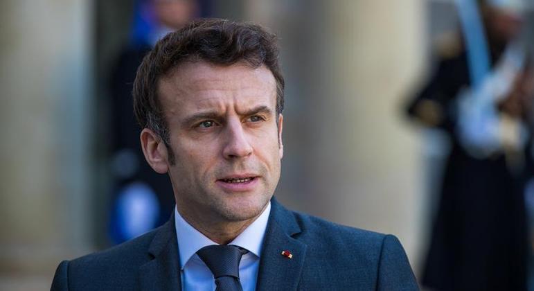 Emmanuel Macron destacou as negociações para um cessar-fogo na Ucrânia 