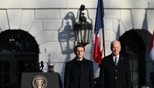 Joe Biden recebe o presidente da França na Casa Branca