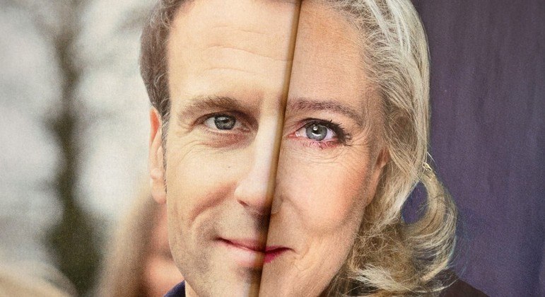 Emmanuel Macron e Marine Le Pen são os favoritos para formar o segundo turno das eleições