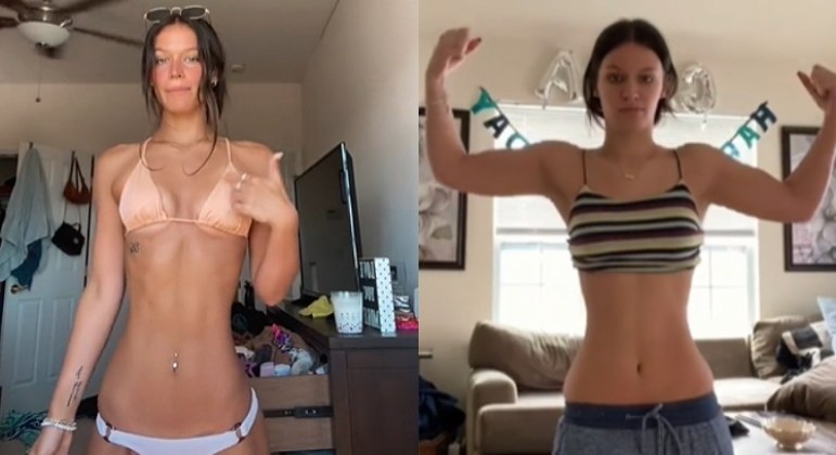 Emmie, a influenciadora com megatorso que faz sucesso nas redes sociais