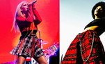 XadrezEstampa querida por punks e emos, o xadrez, ainda mais em tons vermelhos, segue reinando no guarda-roupa dos roqueiros. Versátil, ele traz toda a atitude do rock, mas sem pesar no visual, e combina com os mais variados estilos. Na foto, Avril Lavigne usa uma saia xadrez, e Willow Smith, uma calça também com a estampa