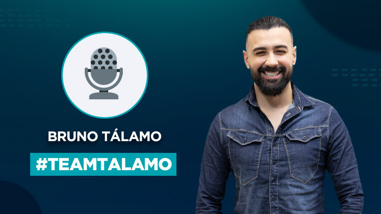 O repórter Bruno Tálamo apostou no Microfone! O jornalista aparentemente pretende tornar a sua comunicação oral uma marca. Será que ele realmente vai dizer o que pensa, para todo mundo ouvir?