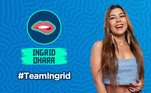 A apresentadora Ingrid Ohara terá um emoji de mordendo o lábio para que seus fãs torçam por ela