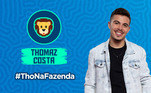 Você vai poder torcer pelo ator Thomaz Costa usando o leão. Será que o peão é feroz no jogo?