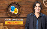 André Gonçalves escolheu as máscaras do teatro como emoji da sua torcida. Conhecido pela carreira de ator há 36 anos, o peão engaja o público com a #TeamAndre