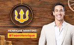 Henrique Martins é ex-nadador olímpico e resolveu usar o tridente de Poseidon como ícone da sua torcida. Na internet, os fãs usam a #TeamHenrique