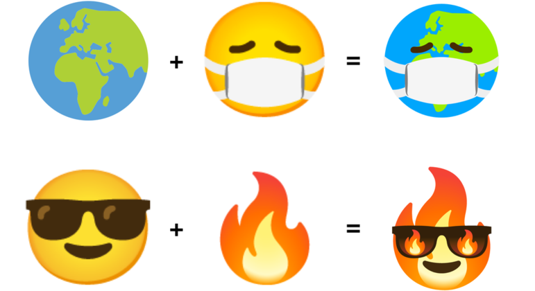 As combinações de emojis podem ser bem malucas