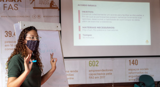 A ideia era apresentar às mulheres reflexões sobre identidade de gênero e ações possíveis
