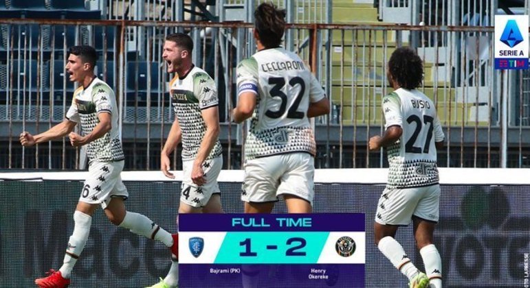 Venezia, um triunfo em viagem contra outro recém-promovido