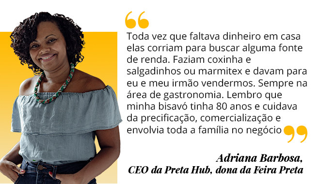 Adriana Barbosa, CEO da Preta Hub e dona da Feira Preta (Arte/ R7)