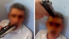Criminosos mandam vídeo para família de empresário enquanto o ameaçam com arma na boca em SP