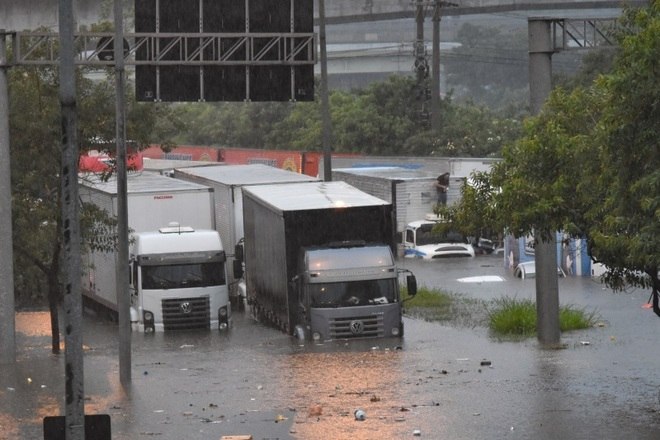 Na madrugada desta segunda-feira (10), uma forte chuva atingiu São Paulo e a Região Metropolitana, provocando alagamentos em vários pontos, desabamentos e quedas de árvores