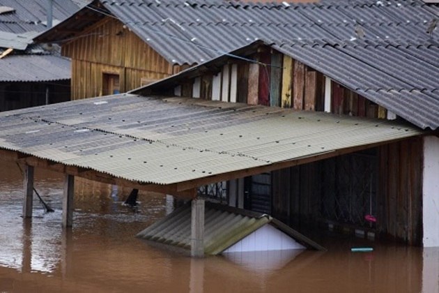 Enchente atinge a cidade de Passo Fundo, no RS