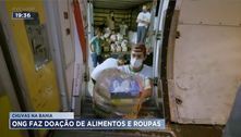 Chuvas na Bahia: ONG faz doação de alimentos e roupas 